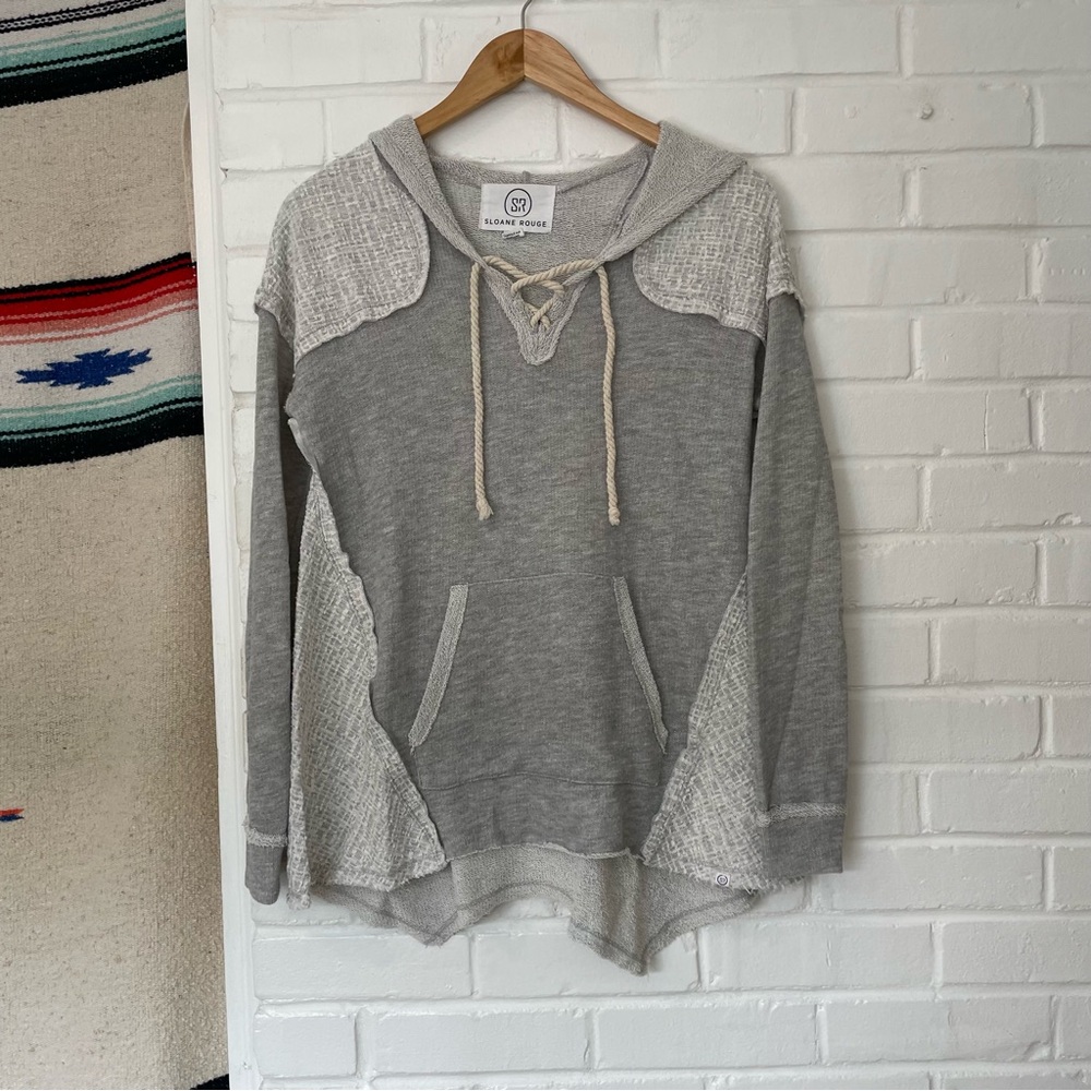 Anthropologie Sloane Rouge Knit Mix Top Women’s Size XS Fall Outerwear